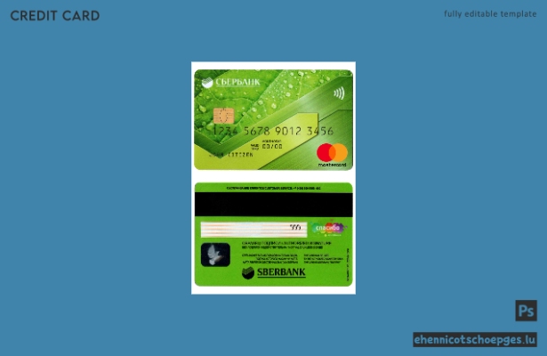 Russland Sberbank Mastercard Beispielvorschau 2